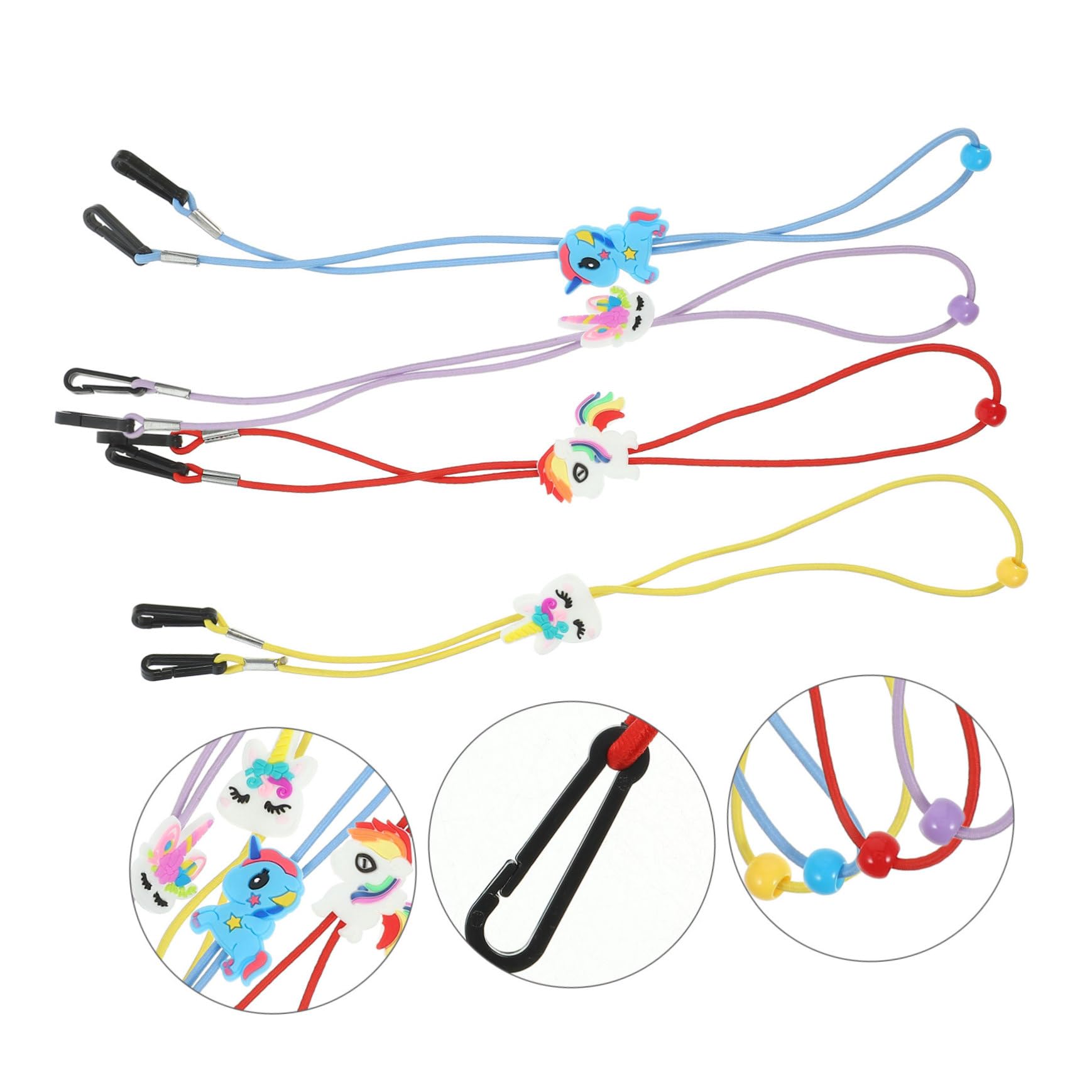 FOMIYES Cordon De Lunettes Anti-Perte Sangle De Lunettes Chaîne De Lunettes Cordon De Lunettes Cordon Élastique Pour Lunettes Cordon De Lunettes Chaîne De Cou Pour Lunettes Gel De