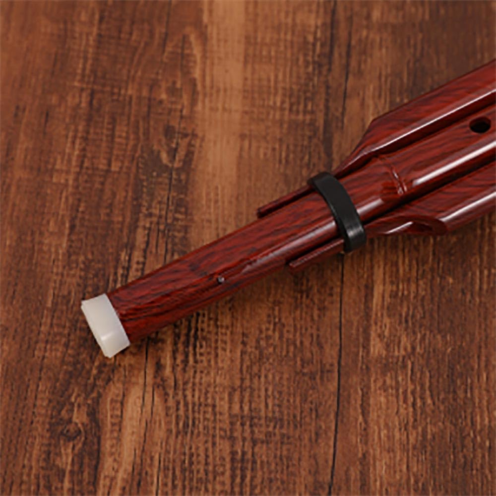 Redwood Hulusi Instrumento musical tradicional chino Principiante Caja Set B clave plana Hulusi Curcubit Chino Calabaza Flauta