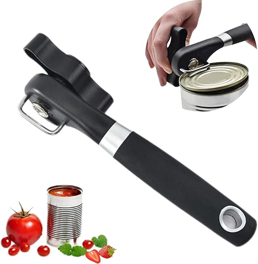 GoldRock Dosenöffner Ohne Scharfe Kanten, Edelstahl Dosenöffner Manuell, Sicherheitsdosenöffner