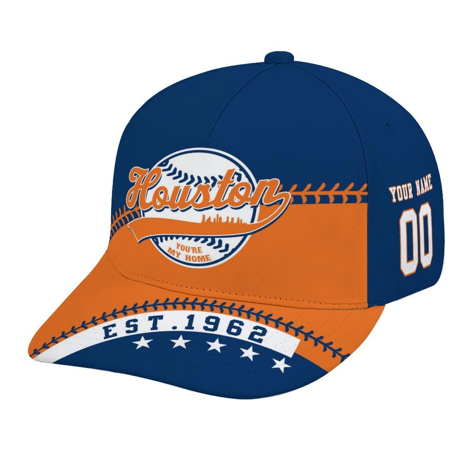 City Custom Baseball Cap Snapback Sun Hat for Men Women Personalized Name Number Fans Adjustable Fitted Headwear Gift