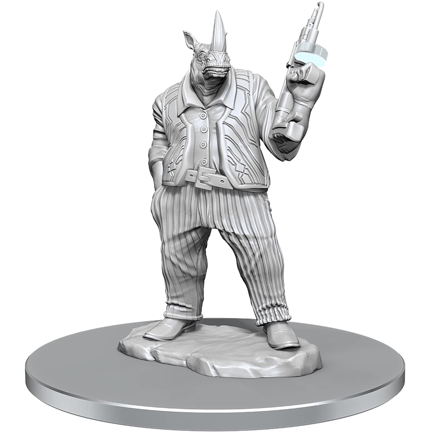 Magic The Gathering Unpainted Miniatures: Freelance Muscle & Rhox Pummeler - Juego de 2 figuras, RPG, preparado y listo para pintar, exhibir o usar con tus juegos de rol de mesa