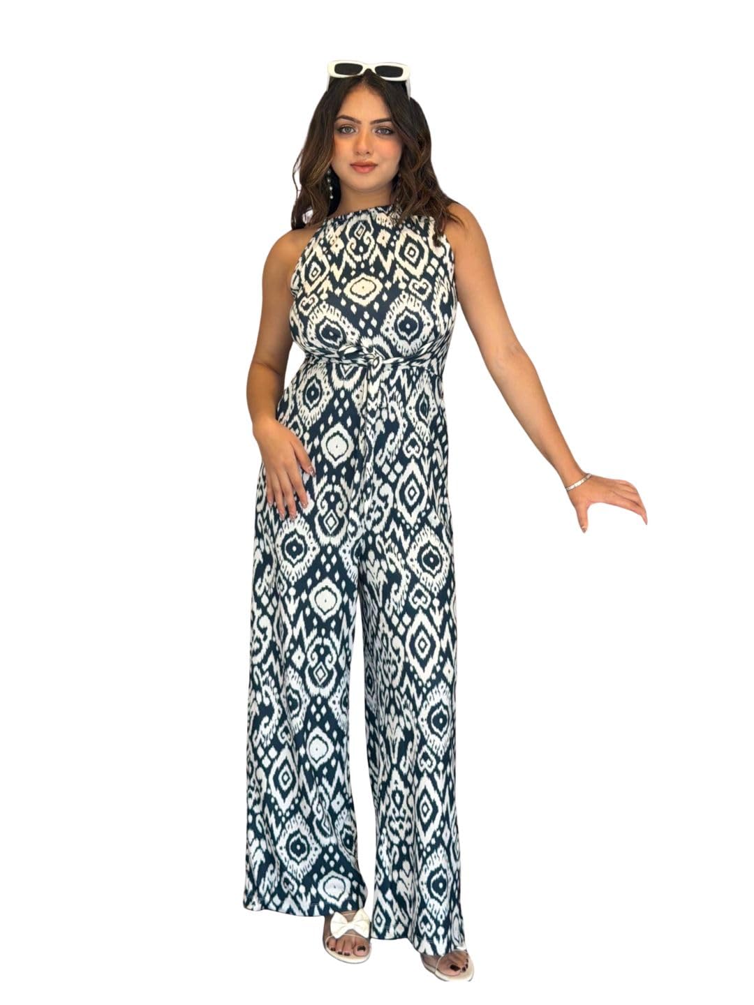 Women's Multicolor Jumpsuit- Cotton Blend Style For Office, Casual, Festive & Party (12025)-image-38