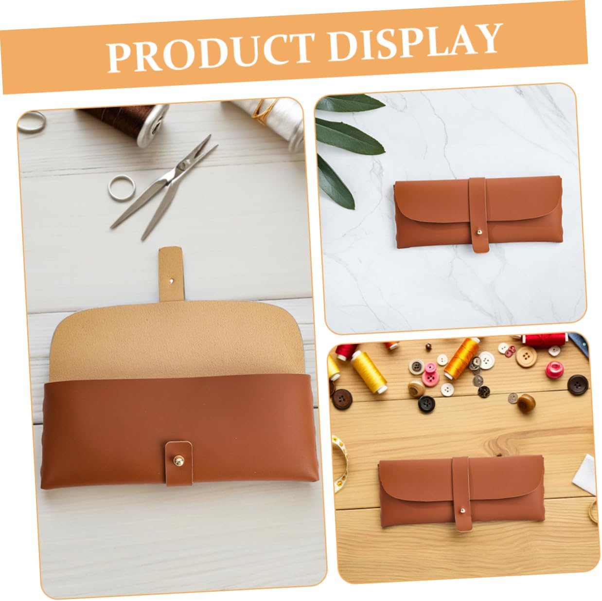 Portable Knitting Project Bag Sewing Organizer Nylon Bag for Crochet Hooks