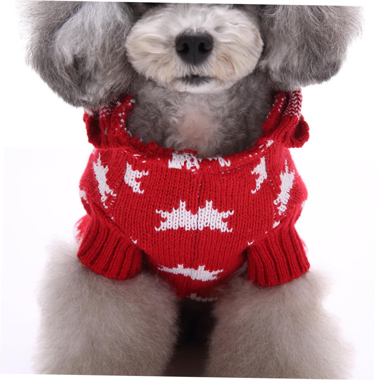 HMJGDHX 3 Pezzi Caldo Costume per Cani Vestiti per Cuccioli di Natale Cappotto Invernale per Cani Maglione per Animali Domestici di Natale Abiti per Cuccioli Tuta Vestiti per Cani di Piccola Taglia
