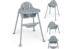 4-in-1 Convertible Highchair: Ultimate Comfort for Growing Infants