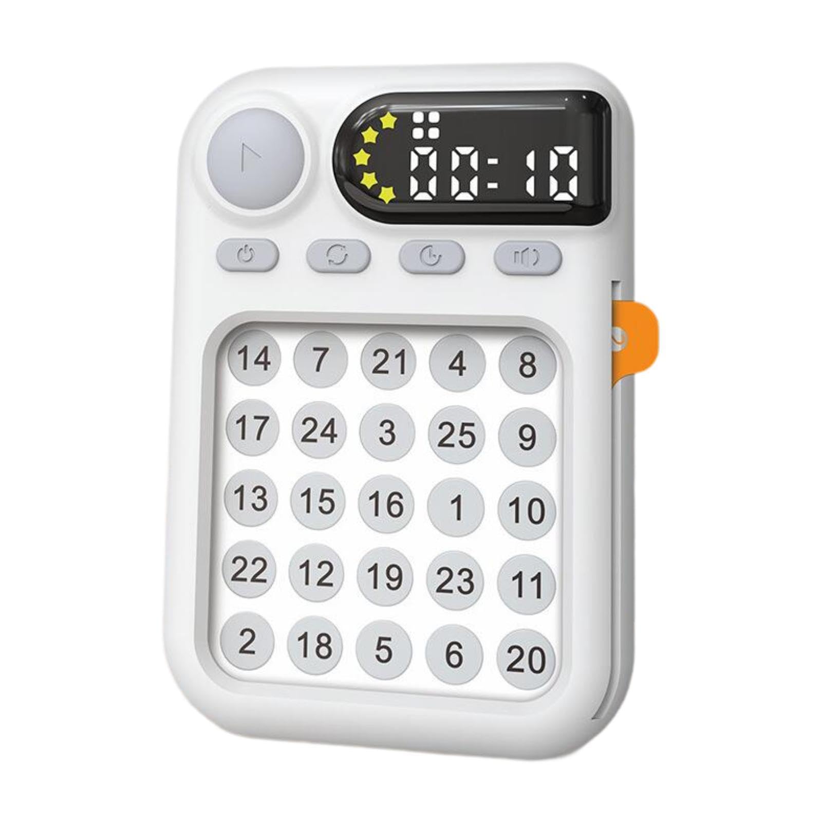 Folpus Schulte Grid Focus Training Toy Handheld Memory Game Educational Intelligent Memory Game for Party Indoor Adults Boys Girls