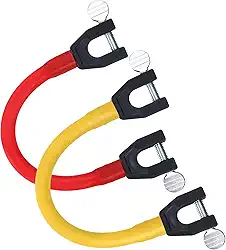 Gejoy 2 peças conector de ponta de esqui treinador auxílio de treinamento de esqui fácil cunha ferramentas de treinamento de esqui para iniciantes no inverno treinamento de esqui