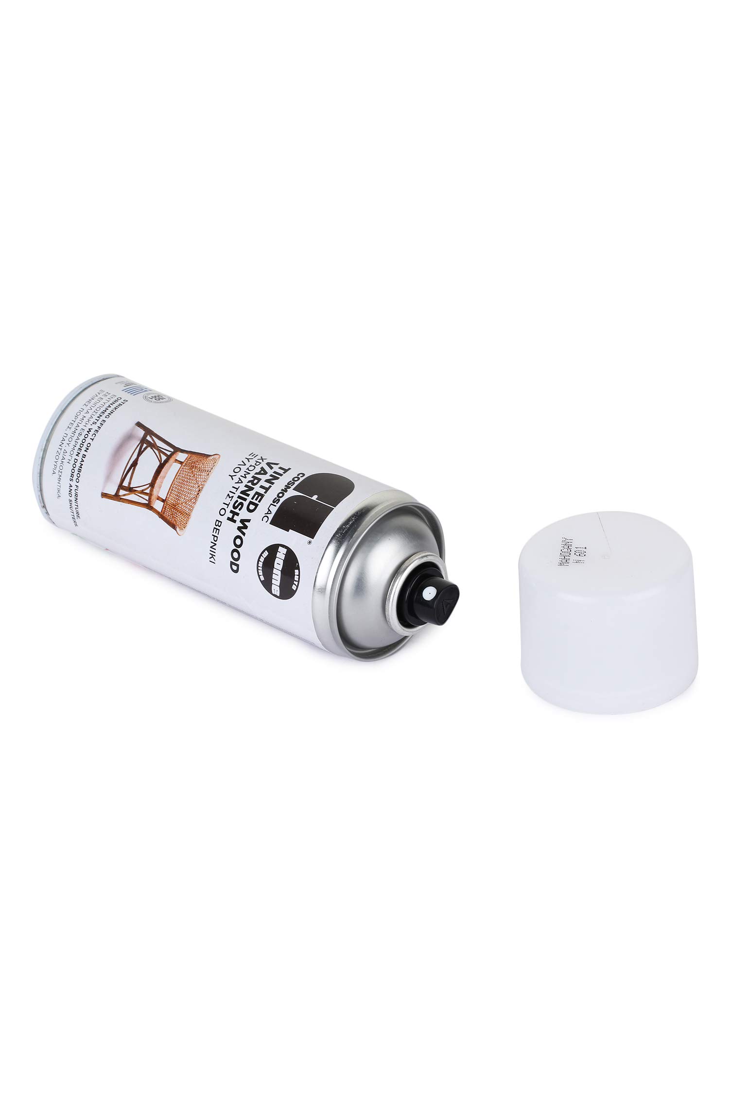 Cosmos Paints Transparent 601-Mahogany Wood Varnish Spray (400ml) 1