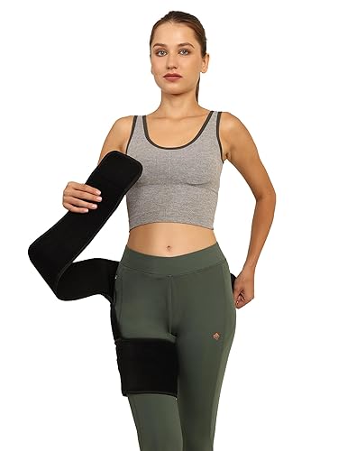 Miniatura 6 de Cinturón de alivio del dolor de ciática - Soporte de cadera para mujeres y hombres, manga de compresión para muslo, ingle y isquiotibiales para