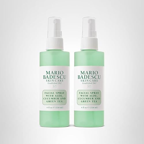 Vista 9 de Mario Badescu Spray facial con aloe, pepino y té verde para todo tipo de piel, niebla facial que hidrata y vigoriza