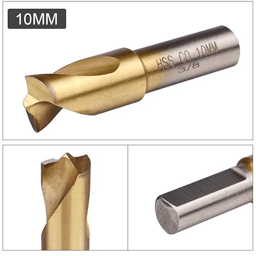 Miniatura 5 de Wolfride 3PCS Soldadura por puntos Brocas Herramienta de eliminación de soldadura por puntos 6.5MM 8MM 10MM