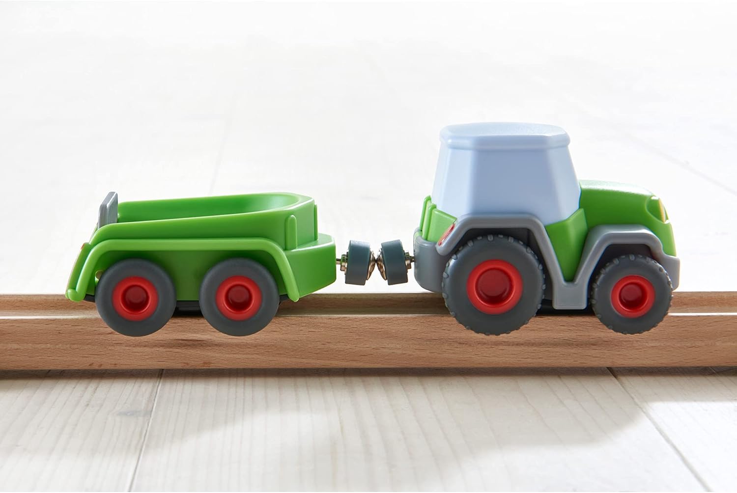 HABA Kullerbu Momentum Motor Tractor with Trailer