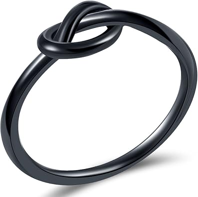 Jude Jewelers Size 3-13 Stainless Steel Simple Love Knot Celtic Promise Anniversary Statement Ring
