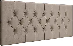 Cabeceira Para Cama Box Casal Queen Capitonê 1,60x56 Decoração V. Cores (Bege)