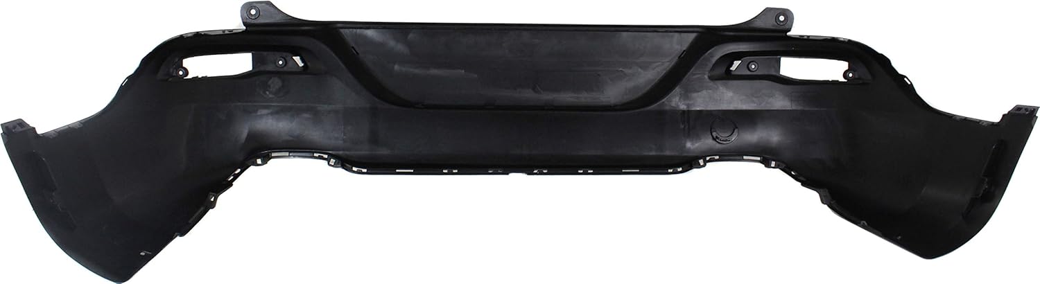 Garage-Pro Rear Bumper Cover For Jeep Cherokee 2014-2018 Models Without Advanced Parking Assist System, Parking Aid Sensor, Trailer Hitch, Textured Rear, CAPA CH1100987C, Jeep Cherokee Accessories