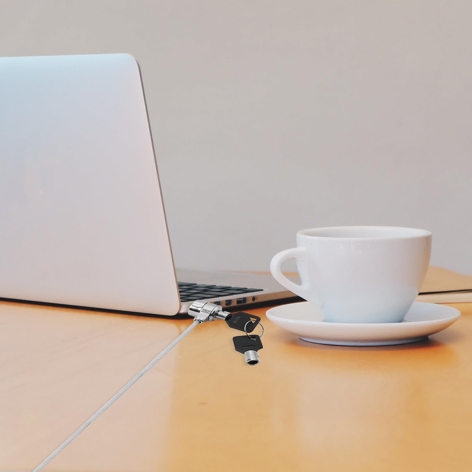Lucchetto per Laptop in Lega 2 Set Design Flessibile e Facile da Usare, Cavo di Sicurezza Portatile per Protezione del Computer