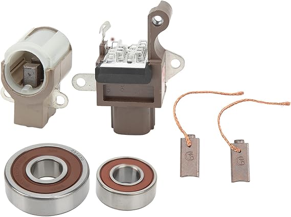Premium Alternator Repair Kit with Voltage Regulator, Brushes, Bearings, 104210-5490 Replacement for
