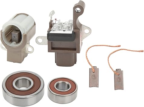 Premium Alternator Repair Kit with Voltage Regulator, Brushes, Bearings, 104210-5490 Replacement for