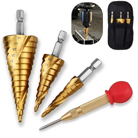 Juego de brocas escalonadas HSS para metal y madera Cover