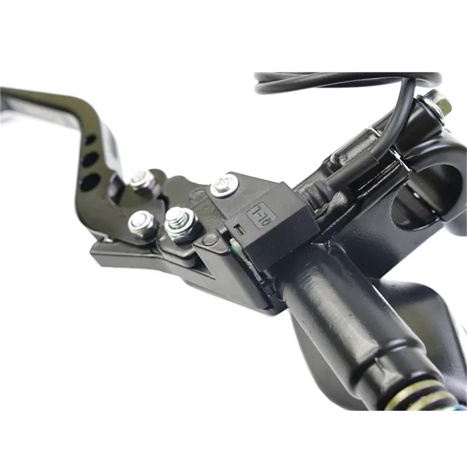 dźwignia sprzęgła Pasuje do Yamaha dźwigni hamulca Kawasaki Regulowany uchwyt Hydrauliczne sprzęgło Pompa hamulcowa Cylinder główny Wyścigi motocyklowe Uniwersalne(Gray)