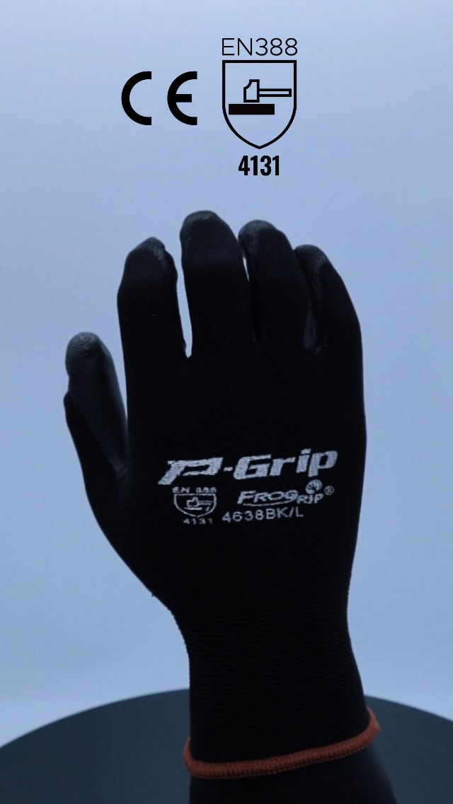 Liberty P-Grip Ultra-Thin Polyurethane Palm Coated Seamless Glove