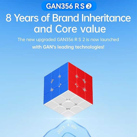 GAN 356 RS2 3x3x3 Speed Magic Cube GAN 356 R S 2 3x3 Magic Cube Gans 3 by 3 Educational GAN356 RS 2 Speed Puzzle