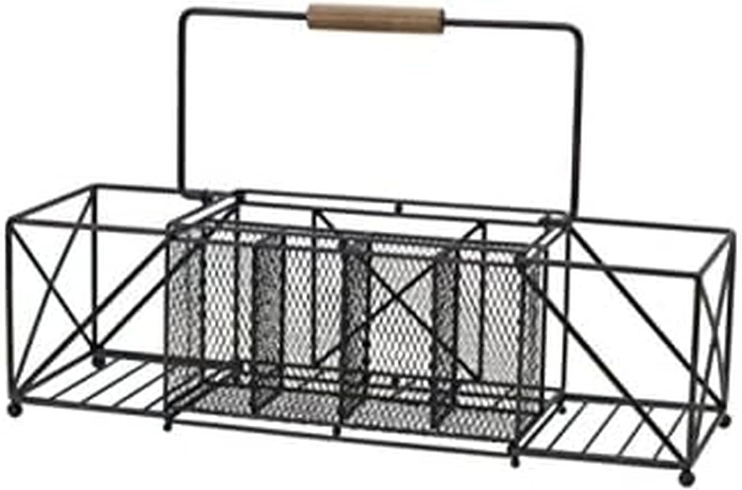 Gourmet Basics by Mikasa Baler Plate Napkin Holder, Large, Antique Black