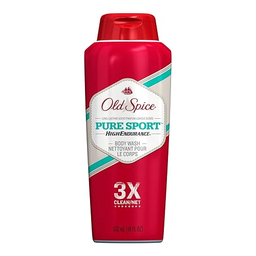 Miniatura 8 de Old Spice Gel de baño de alta resistencia para hombres, aroma puro deportivo, 18 onzas líquidas (18.0 fl oz)