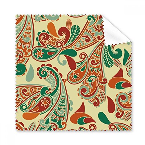 Chiffon anti-traces pour téléphone et lunettes : tissu microfibre fleur et feuille
