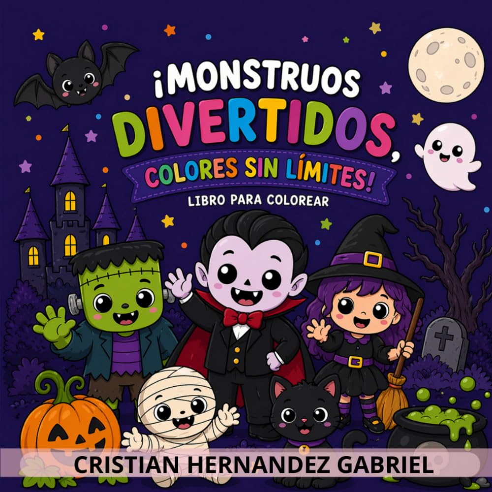Monstruos divertidos: Libro para colorear para niños