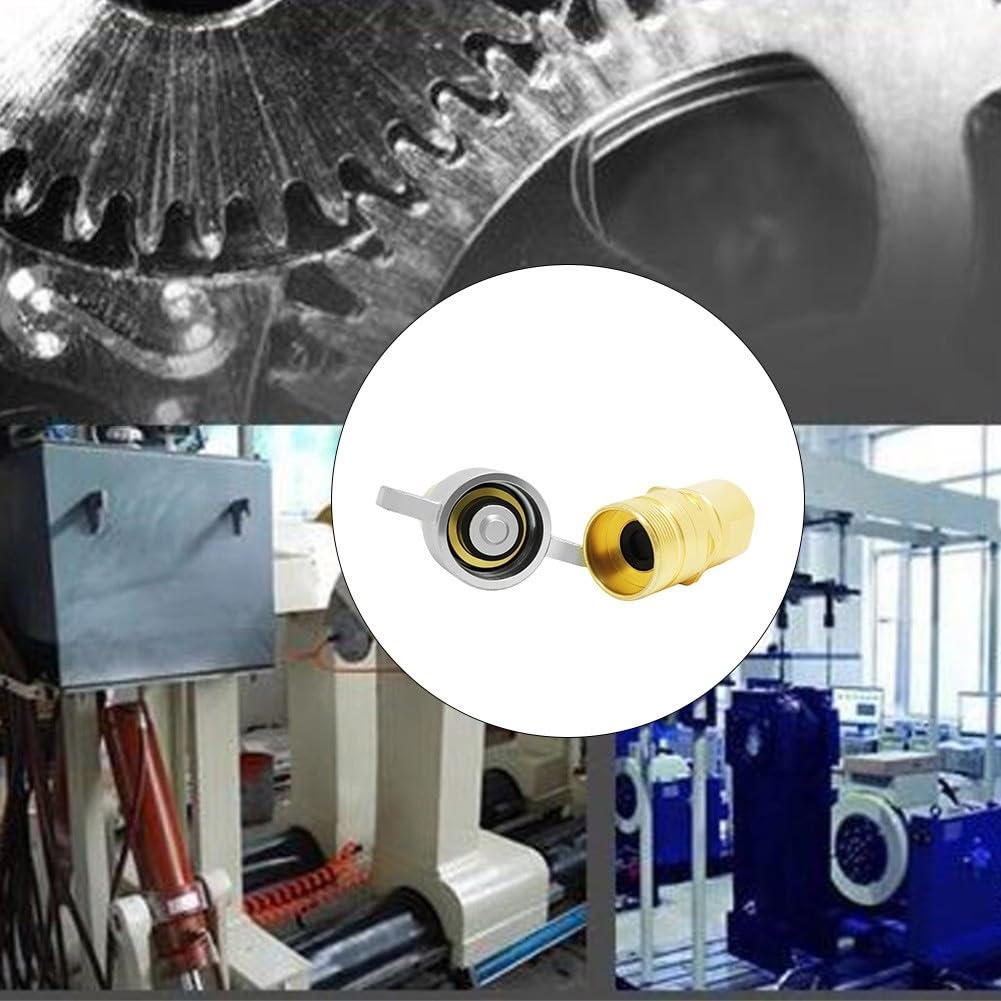 Accoppiamento rapido d'ottone del disinnesto per il veicolo idraulico per gli strumenti di pulizia con compatibilità di pressione di 70 MPa (4 punti)