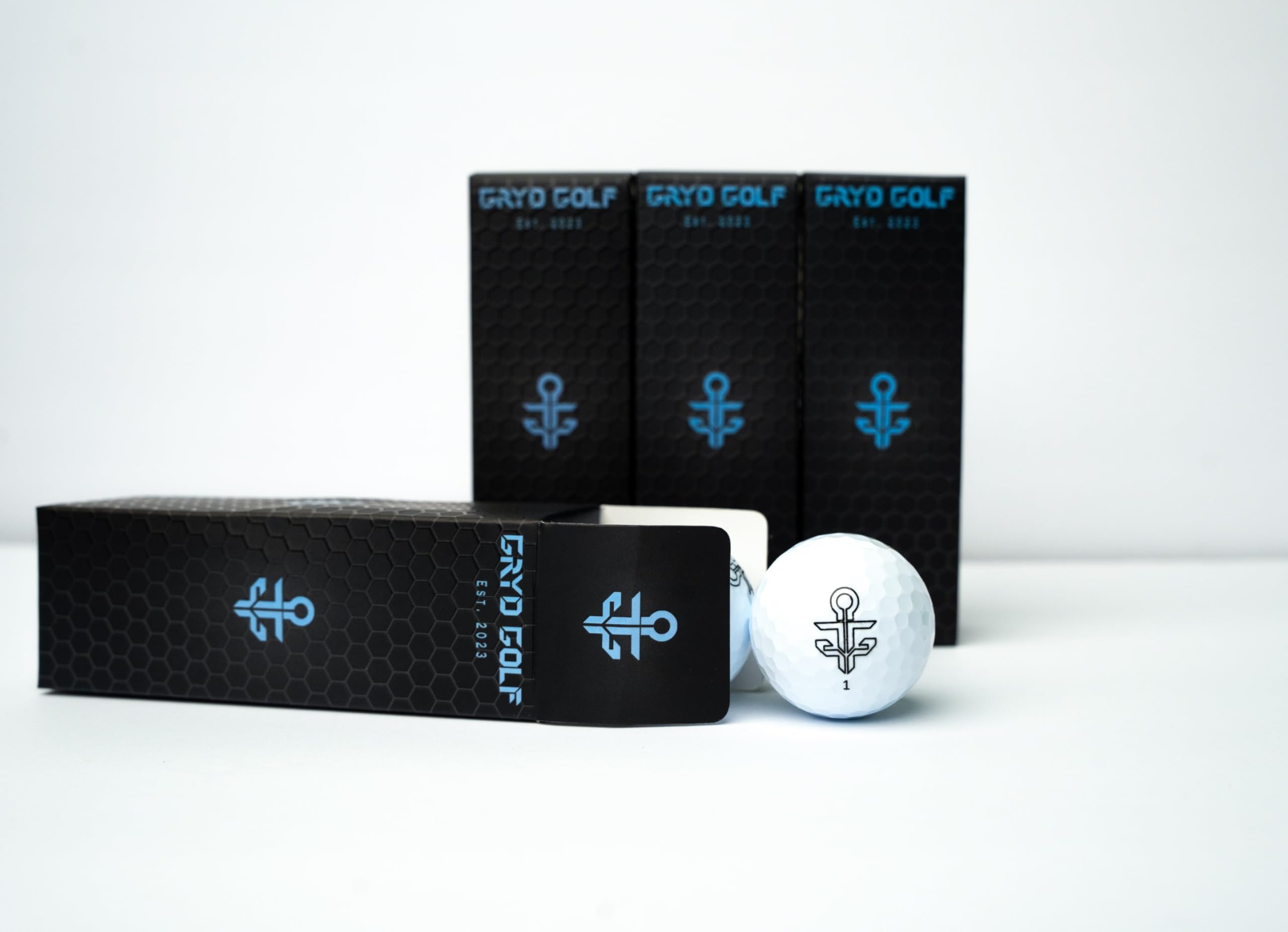 GRYD Golf Golf Balls - 12 Premium, 3-Piece Surlyn Design White Balls| Made Created for Enhanced Forgiveness & Accurracy| Soft Feel Impact| Durable for All Golfers