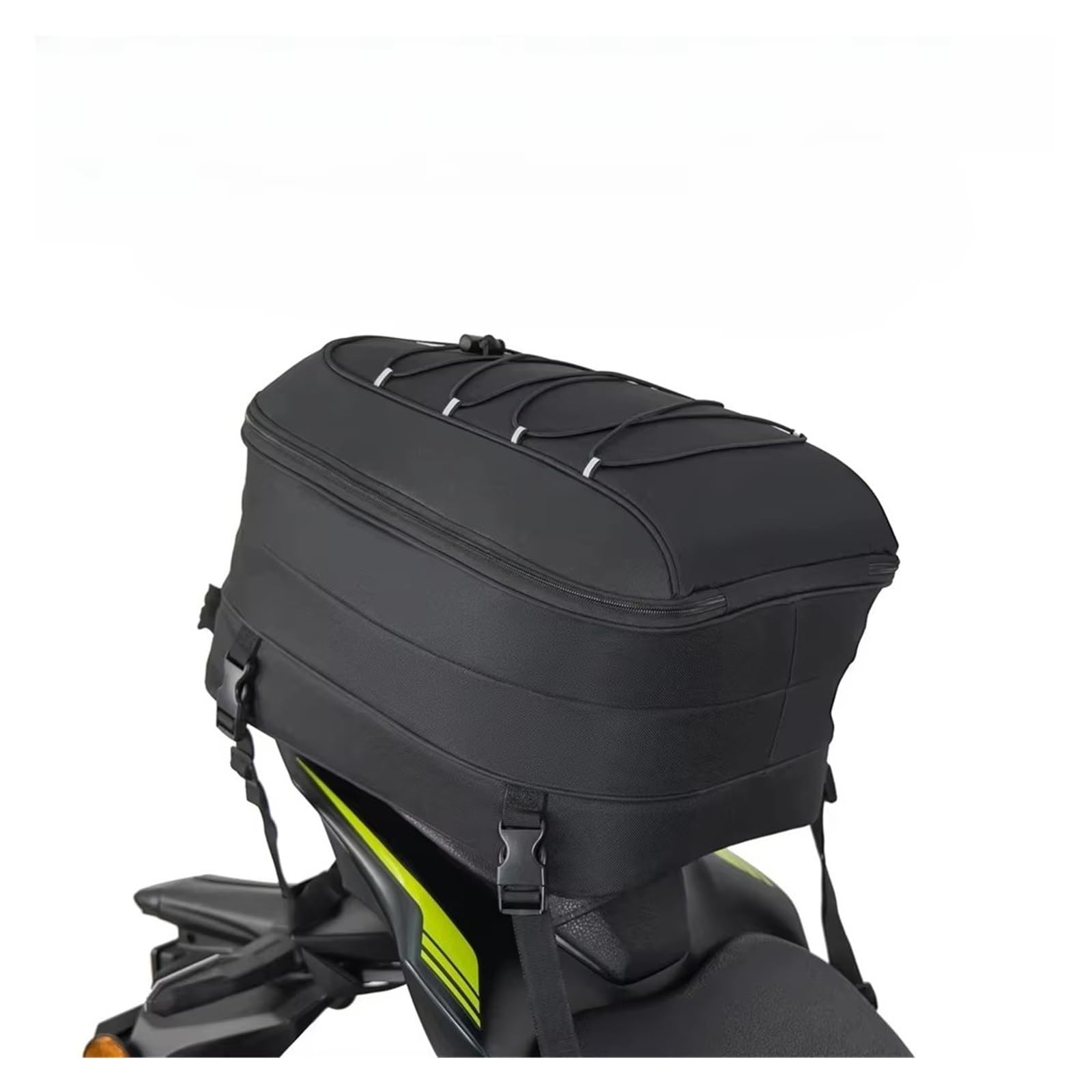 Bolsa Almacenamiento Trasero Bolsas Traseras Para Motocicleta Bolsa Asiento Trasero Doble Uso Expandible Almacenamiento Equipaje Viaje Mochila Casco Universal