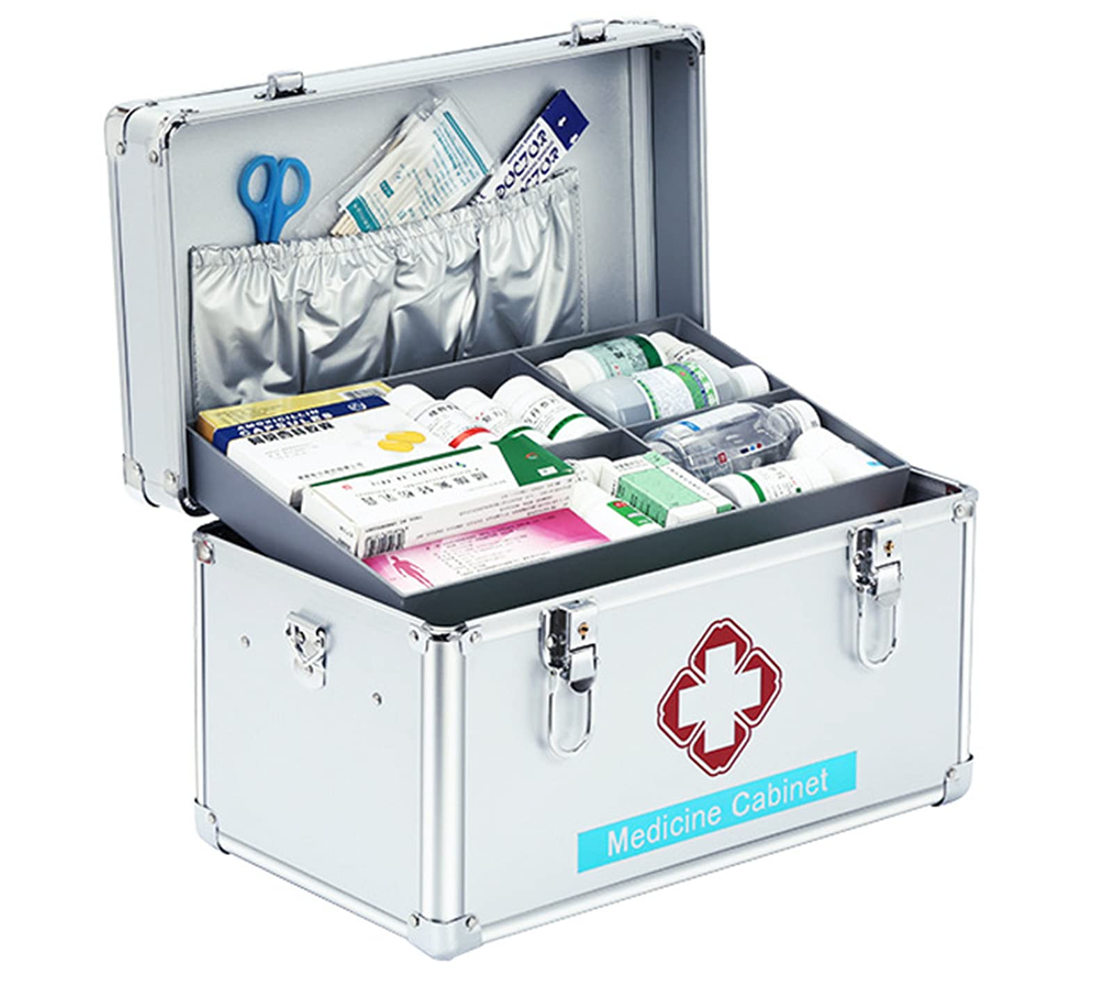 Amazon | 救急箱 薬箱 薬ケース ツールボックス 工具箱 道具箱 裁縫箱
