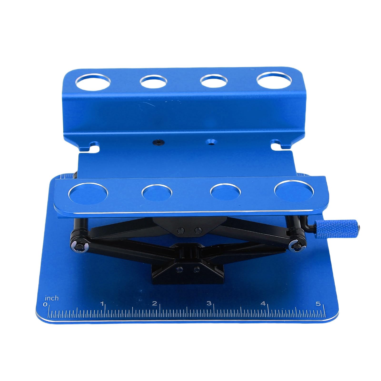 Soporte de Trabajo de Reparación de Coches RC, Plataforma Antideslizante de Ajustable para Coches Modelo a Escala 1/8 1/10 /12/16 (#2)