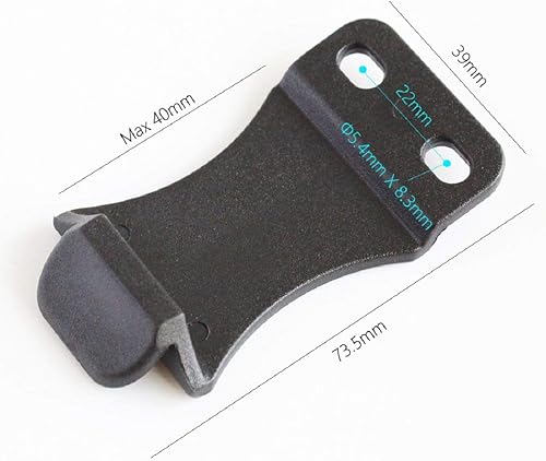 YCYU 2-Pack 2.1" Holster Clip for Universal Sheath Gun Kydex Holster Tactical Belt Clips for Holsters