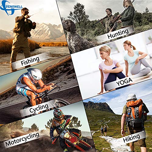 image for Venswell Neck Gaiter Mask, Sun Mask, Rave Bandana Face Mask, Seamless 