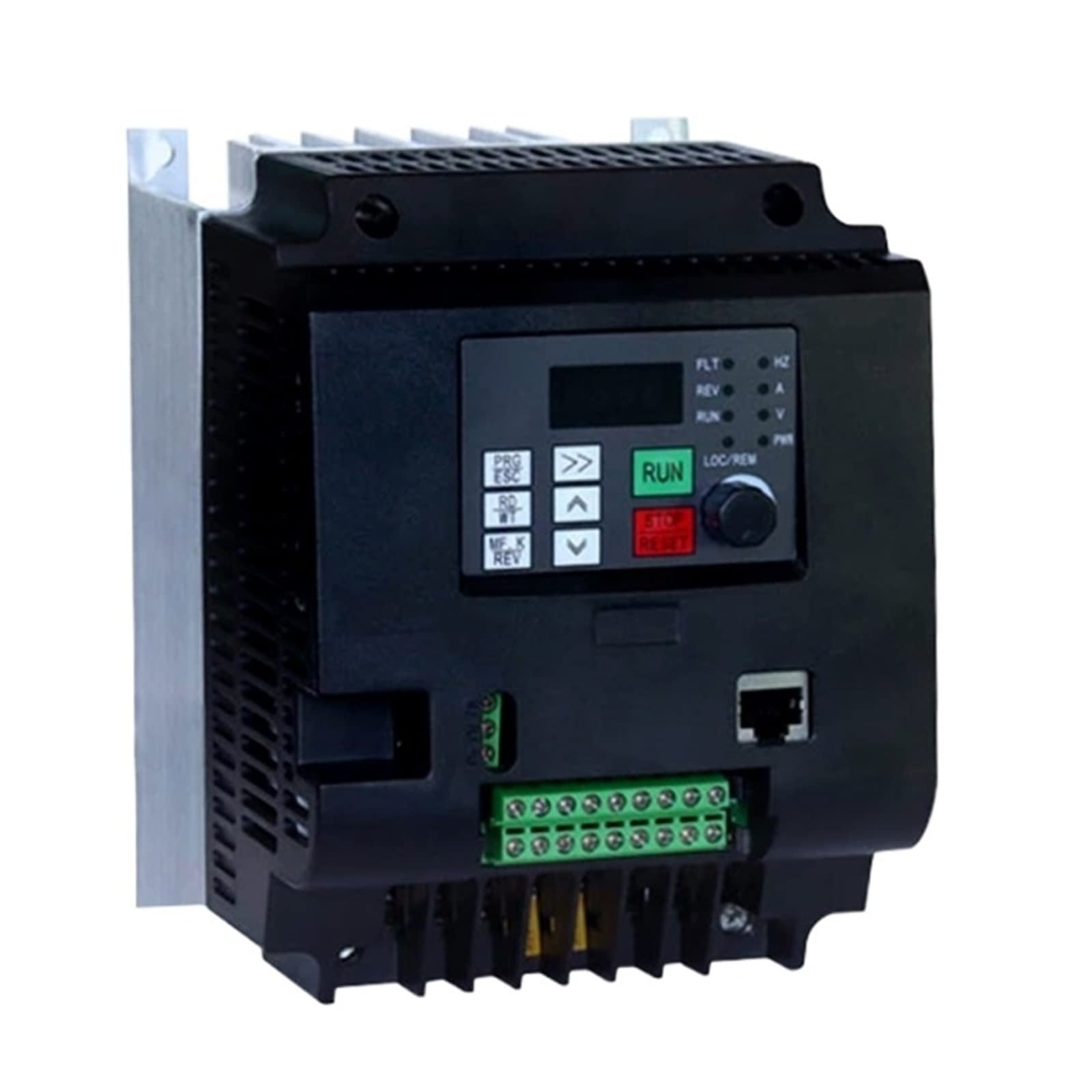 Convertisseurs électriques 1 Phase 220v entrée à 3 Phases 380V Sortie 11KW inverseur de fréquence, convertisseur de fréquence d'entraînement à Vitesse réglable (Color : 2.2KW 220Vto380V)