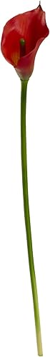 Miniatura 5 de Nearly Natural 19.5" flor de lirio de cala (juego de 12) crema artificial para plantas