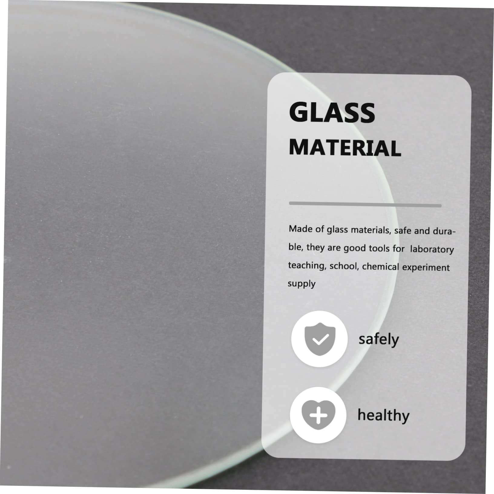 NAMOARLY 10 Pcs Watch Glass Wrist Watches Glasses Clear Science Culture Dishes Lab Dishes Science Projects Dishes Clear Square Glasses School Watch Laboratory Lab Dish Lab Watch Transparent