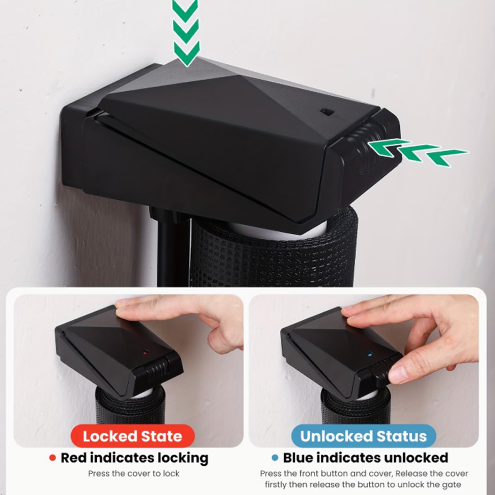 Barrera de seguridad para niños y perros, 118 pulgadas | Rejilla de malla de 86 cm de alto para puerta de escalera interior y exterior