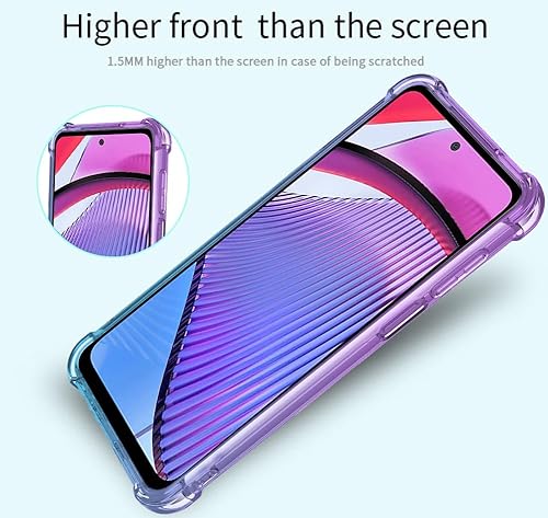 Miniatura 5 de Osophter Funda para Moto G Play 4G 2023, Motorola G Play 2024 para mujeres y niñas, con protector de pantalla, esquinas reforzadas, poliuretano