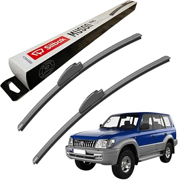 Silbak Windscreen Wipers, for TOYOTA LAND CRUISER PRADO 04/1996-09/2004 Wiper Blades, 480mm/430mm,