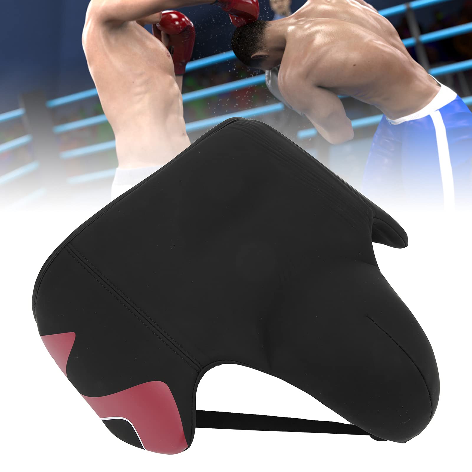 HERCHR Protezione Inguinale da Uomo, Protezione Inguinale per Boxe, Muay Thai, Kickboxing E Allenamento MMA, Protezione Addominale per Karate E Taekwondo