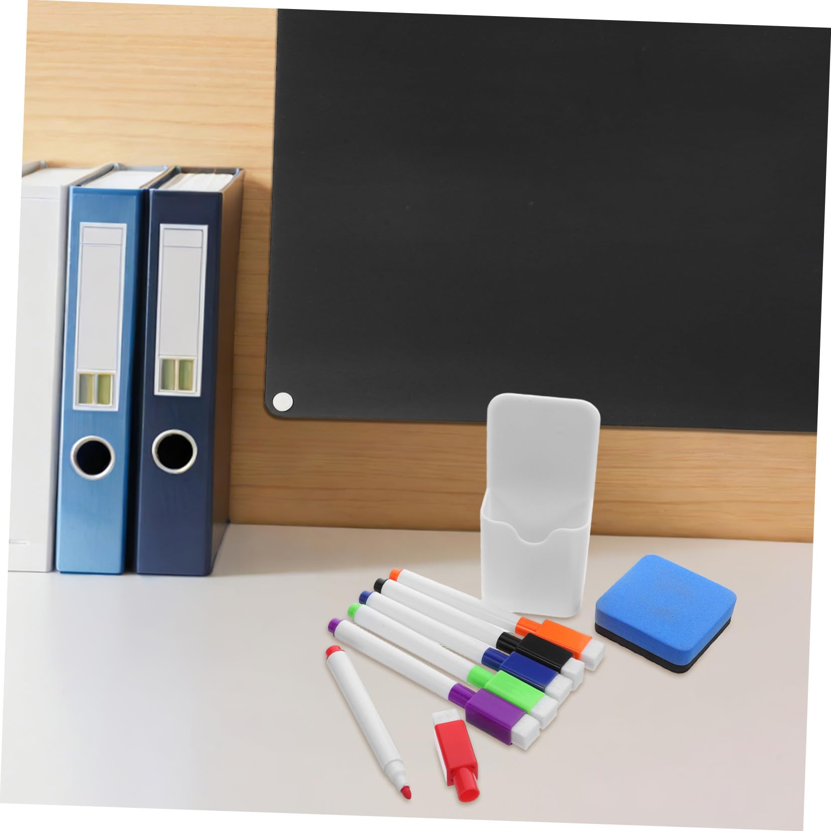 Lavagna Acrilica per Frigorifero con Magnetici e Cancellino Lavagnetta Cancellabile per Appunti e in Cucina Ufficio Dormitorio Organizer Magnetico Multifunzionale