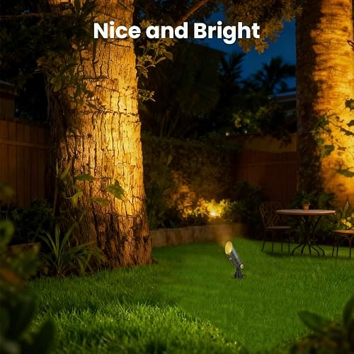 Miniatura 2 de Luz de paisaje de latón, mini proyector de bajo voltaje de 12 V con bombilla LED MR11 de 3 W, luz blanca cálida, luz de acento resistente a la