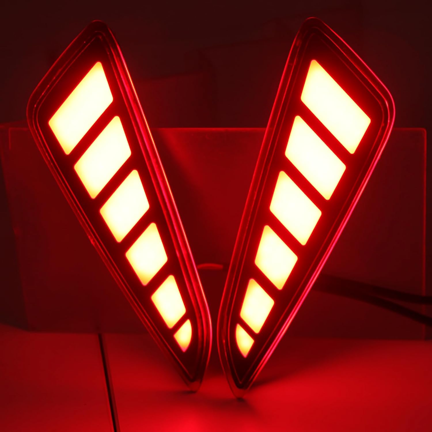 LED Rear Bumper Reflector Tail Light Fit for 2017-2022 Toyota C-HR CHR IZOA Fog Lights Brake Lights Turn Signal Light Accessories