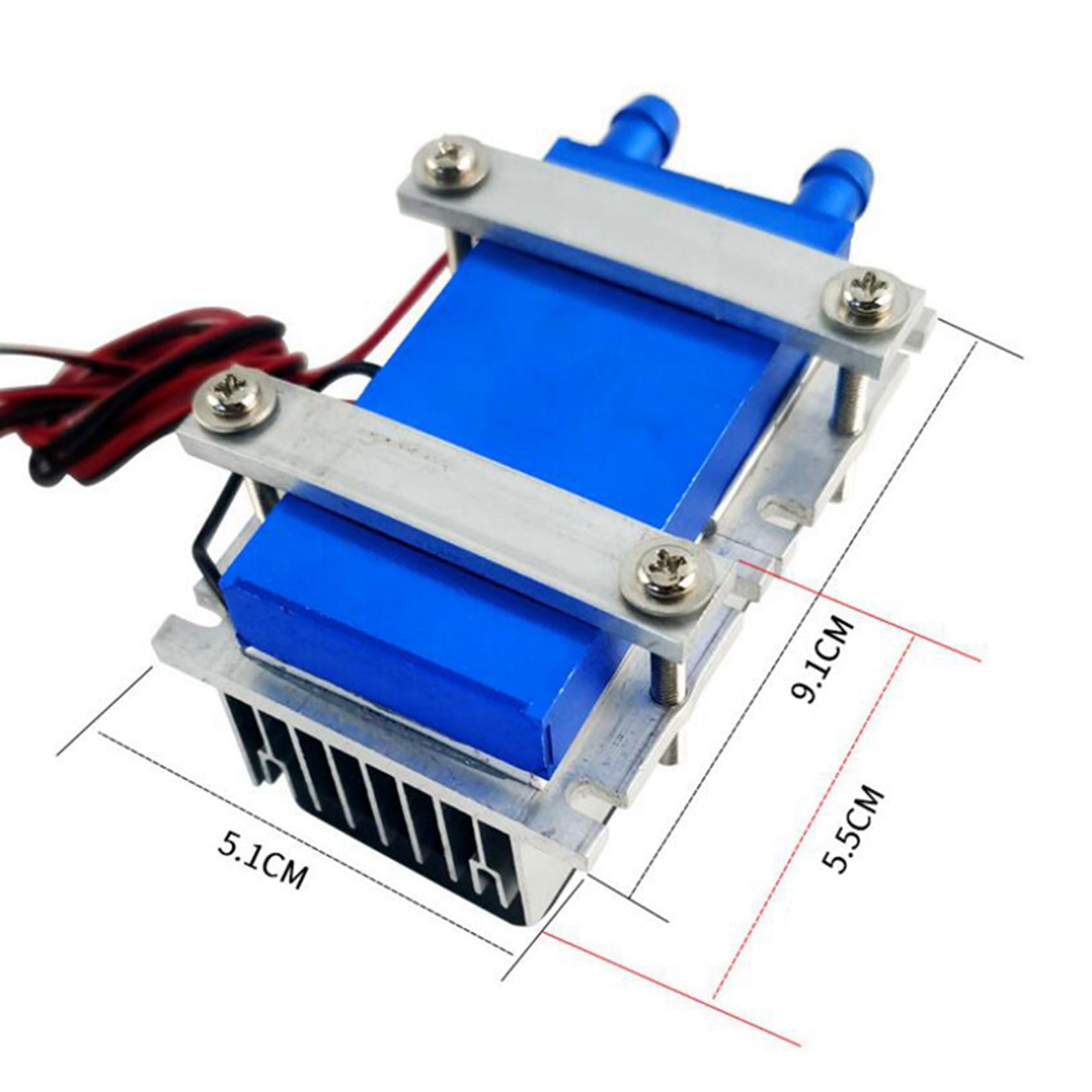 2 x 144 W termoelektryczna chłodnica chłodnicza Peltier, 12 V, półprzewodnikowa, klimatyzator, system chłodzenia, zestaw DIY