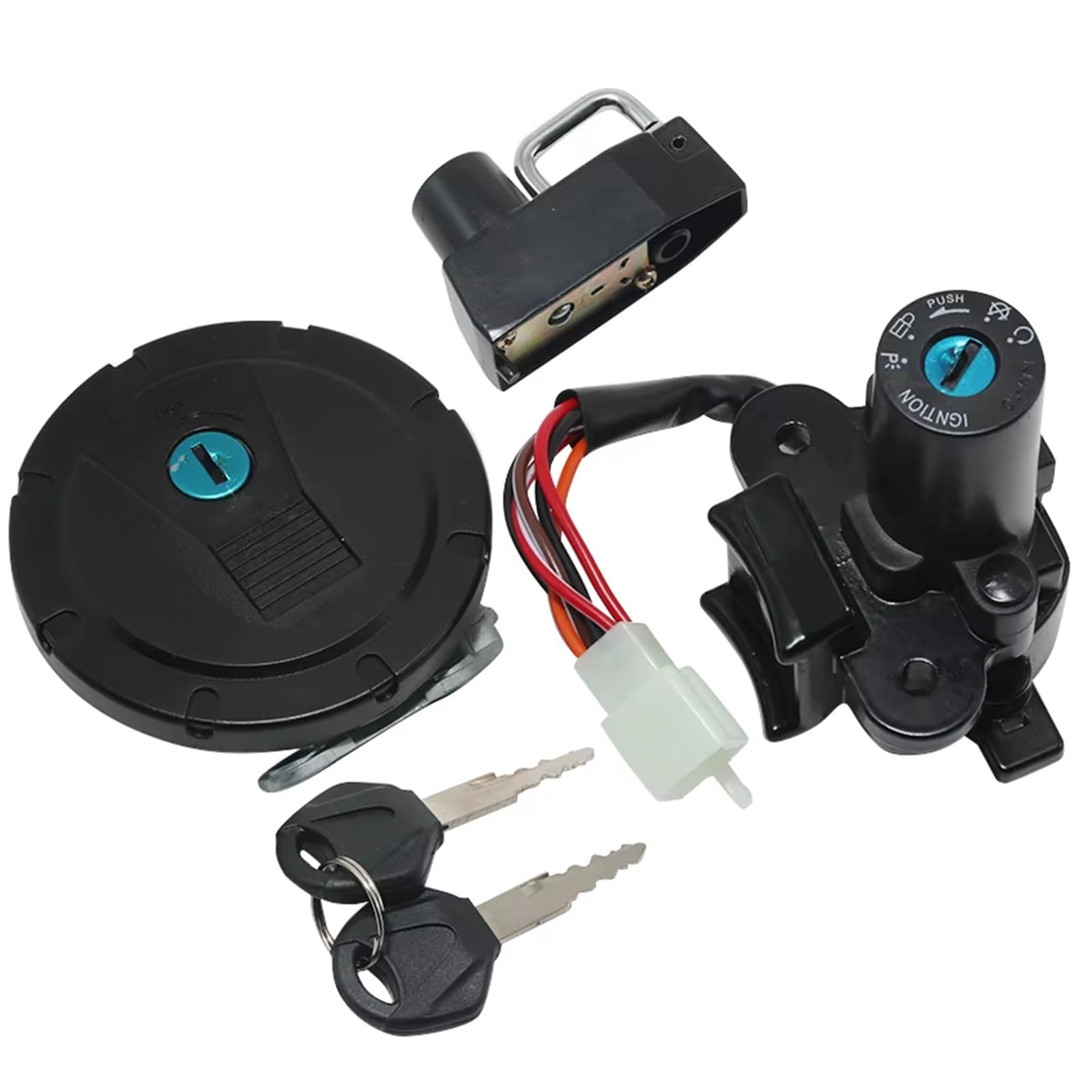 Cerradura del interruptor compatible con KLX250S D-Tracker encendido motor 8