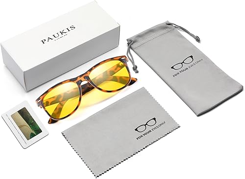 Miniatura 7 de Paukis Anti Glare Night Driving Glasses For Men and Women, Glare Reducing And Enhance Night Vision Hd Polarized